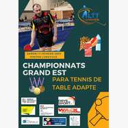 Championnat du Grand Est Para Tennis de Table Adapté